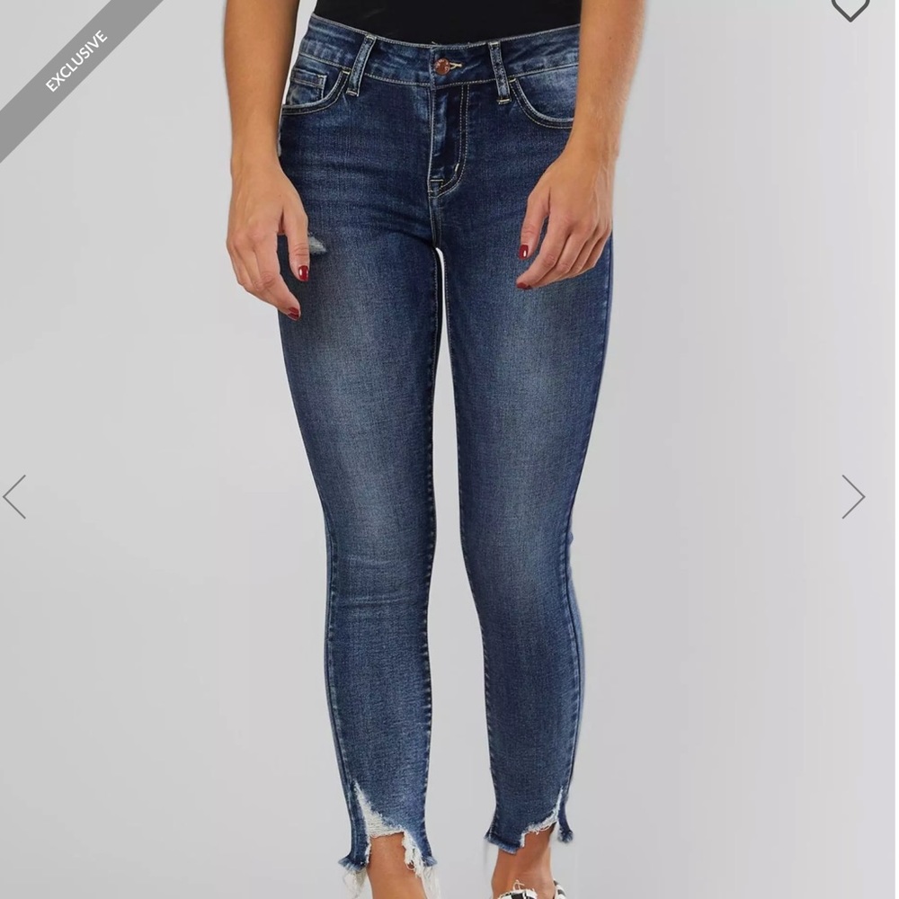 Bridge By Gly Mid-Rids Ankle Skinny Stretch
